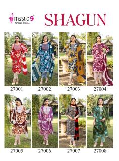 Mystic9 shagun vol 27 kurtis wholesale online kolkata